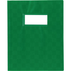Protège-cahier PP opaque + étiquette, format A5, vert