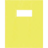 Protège-cahier PP opaque + étiquette, format A5, jaune