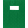 Protège-cahier PP opaque + étiquette, format A4, vert