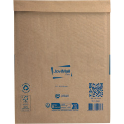 Paquet de 10 pochettes bulles papier 270x360mm Kraft