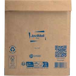 Carton de 100 pochettes bulles papier renforcé 220x260