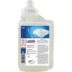 Flacon 1 litre liquide vaisselle verre Lagor