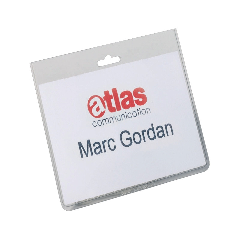 Pochette porte badge 60x90 mm avec perforation sac 5