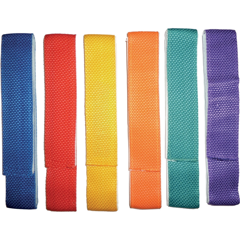 Liens de coordination, 6 pièces coloris assortis