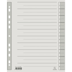 Intercalaire carton microperforé