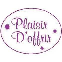Carton 18 rouleaux de 1000 étiquettes plaisir d'offrir ref 410460