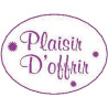 Carton 18 rouleaux de 1000 étiquettes plaisir d'offrir ref 410460
