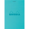 Bloc de bureau agrafé RHODIA COULEURS 80 feuilles, format A7, quadrill
