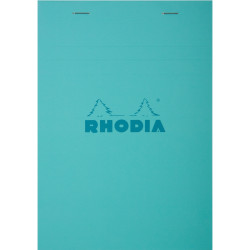Bloc de bureau agrafé RHODIA COULEURS 80 feuilles, format 8,5x12 cm, q
