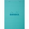 Bloc de bureau agrafé RHODIA COULEURS 80 feuilles, format 8,5x12 cm, q