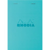 Bloc de bureau agrafé RHODIA COULEURS 80 feuilles, format A6, quadrill