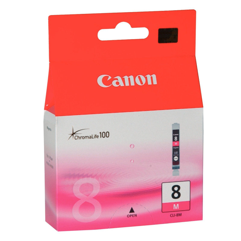 Canon 8 cartouche jet d'encre magenta authentique (CLI8M)