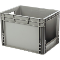 Bac de manutention avec ouverture 25L 40x30x29cm