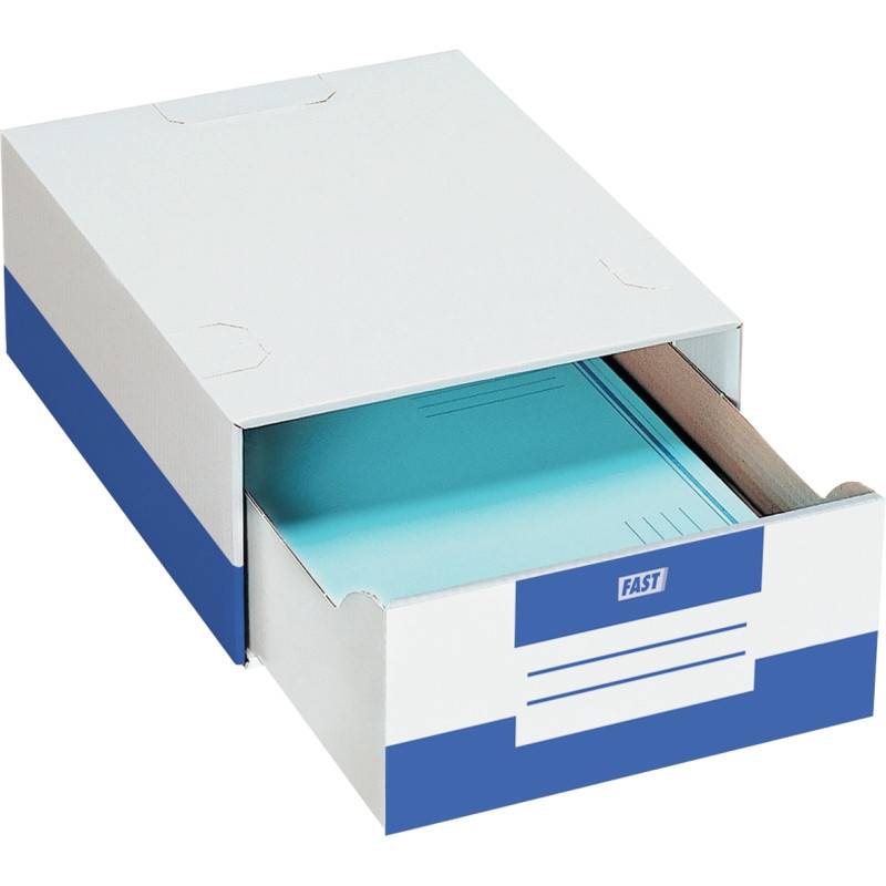 Paquet de 10 tiroirs de rangements en carton format A4