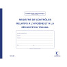Registre de contrôles relatifs à l'hygiène et à la sécurité du travail