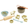 Kit de pâtisserie en BIOplastic DANTOY, 11 pièces