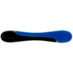 Repose-poignet Duo gel bleu/noir