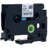 Recharge TZE noir sur blanc 24 mm x 8 m compatible