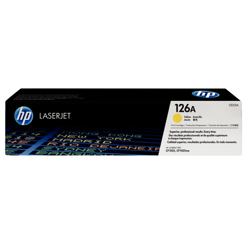HP 126A toner jaune authentique (CE312A)