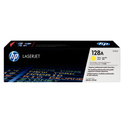 HP 128A toner jaune authentique (CE322A)