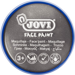 Galet de maquillage crème de couleur Argent métallique
