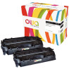 OWA lot 2 cartouches laser noir hte capa remanufacturées compatibles C