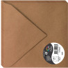 Paquet de 20 enveloppes Pollen 165x165mm 120g kraft