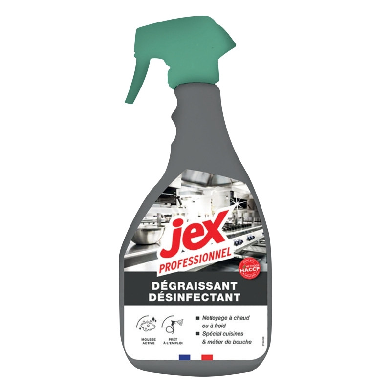 Spray 1litre dégraissant désinfectant Jex