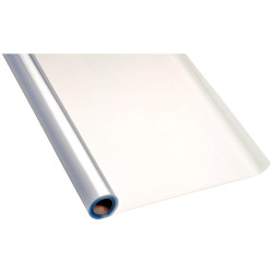Rouleau en cristal lisse, qualité supérieure format 10 m x0,70 Epaisse