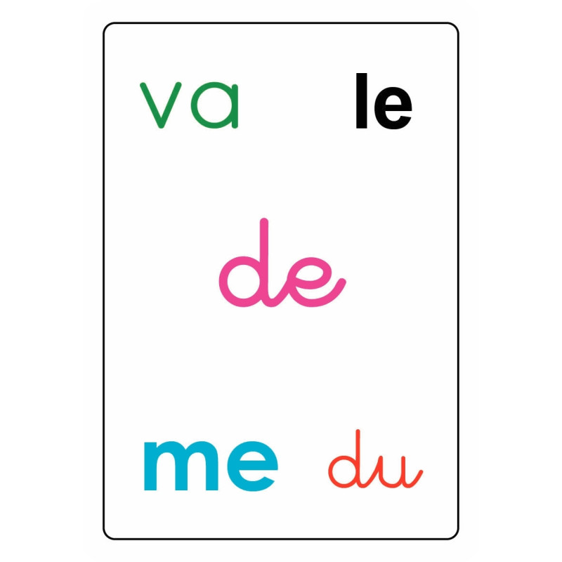 TAM TAM SAFARI les mots outils