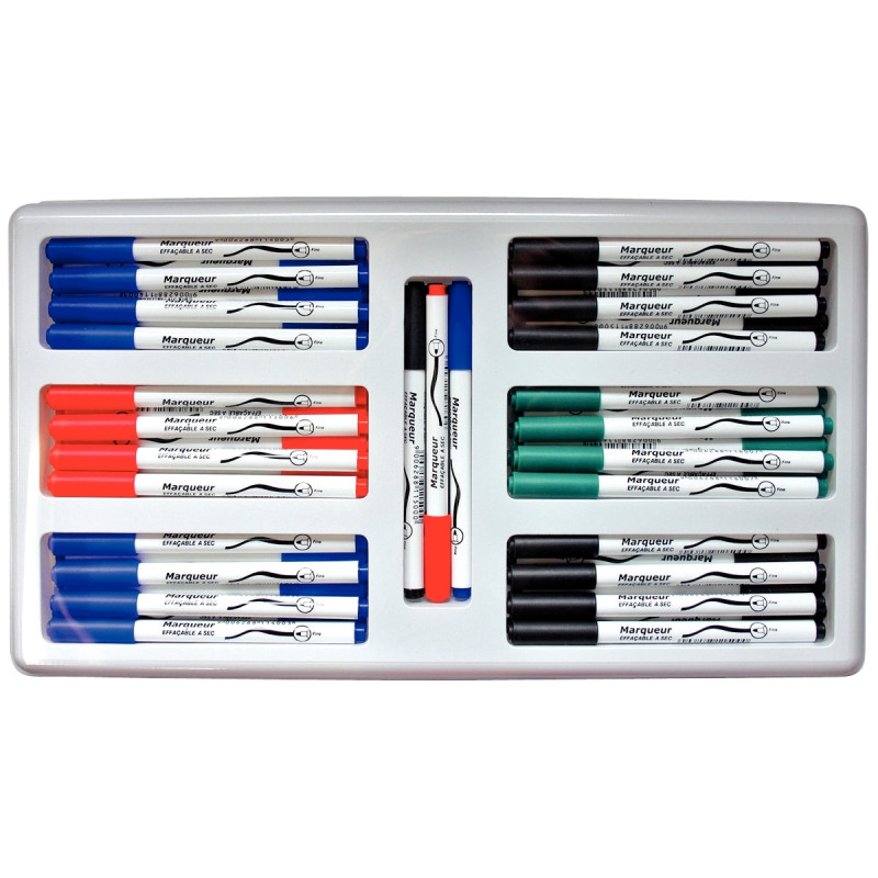 Classpack de 72 feutres Desk and Day pointe fine assortis