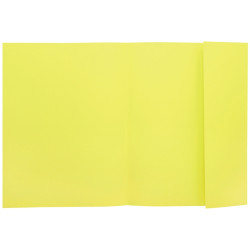 Paquet de 100 chemises 1 rabat SUPER 160g, format 24x32 cm, canari