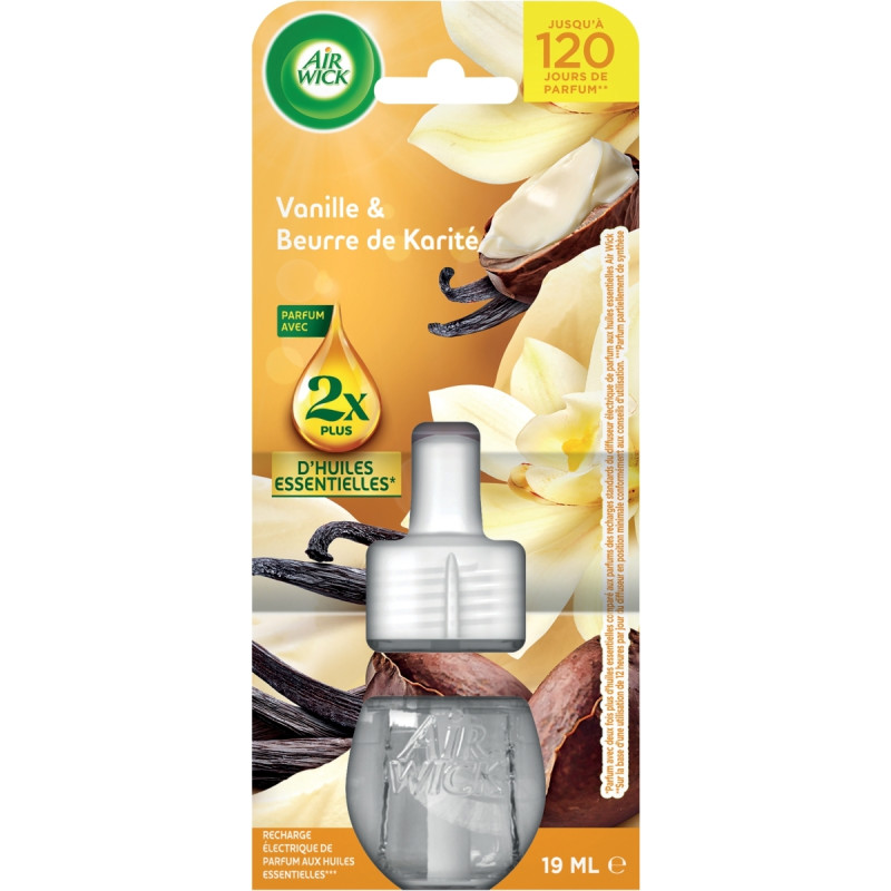 Recharge AIRWICK 19ml fleur de vanille et beurre de karité