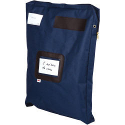 Pochette caisse 400x500mm soufflet 50mm bleue