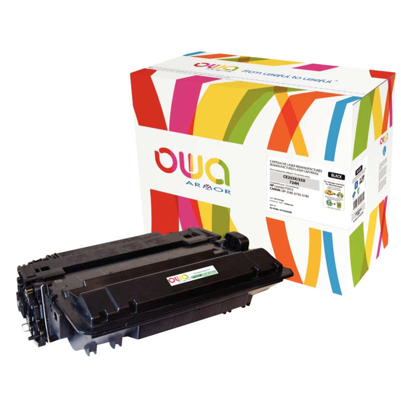 OWA cartouche laser noire haute capacité remanufacturée compatible HP