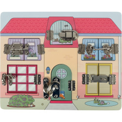 Planche à verrous, la maison
