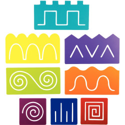 Lot de 8 traceurs graphismes