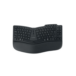 Clavier compact ergonomique rechargeable kensington noir