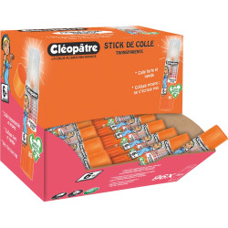 Pack de 96 bâtons de colle transparente Adhésive
