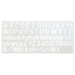 Trace-lettres à bille hauteur 10mm