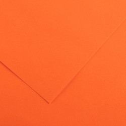 Paquet de 10 feuilles Colorline 50x65 cm 150 g orange