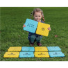 Carton de 10 plaques en plastique les chiffres