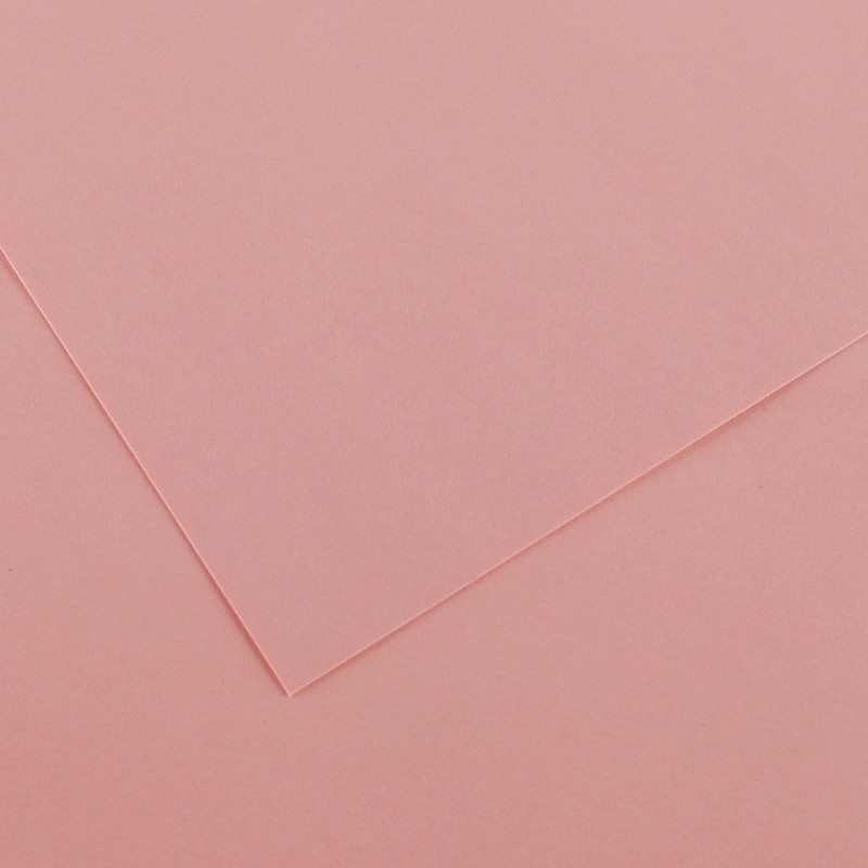 Paquet de 10 feuilles Colorline 50x65 cm 150 g rose