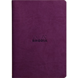 Carnet piqué 64 pages RHODIARAMA format A5, ligné, violet