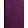 Carnet piqué 64 pages RHODIARAMA format A5, ligné, violet