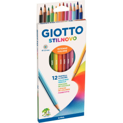 Étui de 12 crayons de couleur Stilnovo assortis