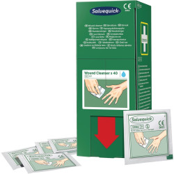 Boîte de 40 lingettes lave-blessures