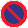 Panneau stationnement interdit diamètre 30cm