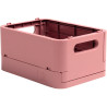 Bac pliable mini vieux rose