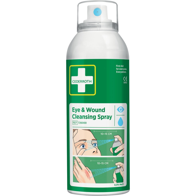 Spray nettoyant yeux et plaies